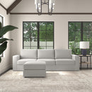 Flex Sofa with Wide Arm and Ottoman - Michael's Discount Furniture