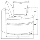 Debbie Swivel Accent Chair
