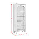 Portico Open Bookcase in Brown Oak
