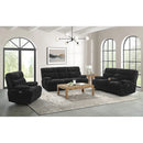 Admiral Loveseat with Console in Masis Black