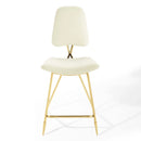 Ponder Performance Velvet Counter Stool