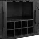 Axel Server in Light Grey and Espresso