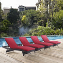 Convene Chaise Outdoor Patio Set of 4