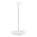 Lippa 28" Round Artificial Marble Bar Table