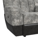 Santorini 6PC Motion Sectional Set in Dillon/Shire Grey