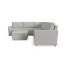 Flex 5-Seat Sectional with Narrow Arm and Storage Ottoman - 5000003371