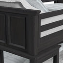 Hampton Kids Over Loft with Staircase and Desk with Speaker Bedroom Set