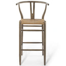 Amish Wood Bar Stool Set of 2