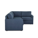 Flex 4-Seat Sectional with Narrow Arms - Michael's Discount Furniture