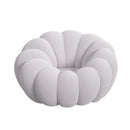 Bubble Swivel Chair and Ottoman in Grey