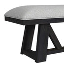 Transcend Standard Height Dining Set in Charcoal-Table and Four Chairs