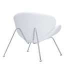 Nutshell Upholstered Vinyl Lounge Chair