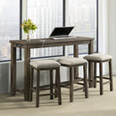 Stone Occasional Bar Table Single Pack (Table + Three Stools)