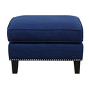 Erica 497 Ottoman W/Chrome Nail (ISTA 3)
