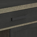 Jemma Bar Table with Light in Grey and Dark Espresso