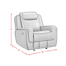 Panther 3PC Living Room Set in Neono Brown-Sofa, Loveseat & Recliner