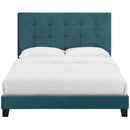 Melanie Full Tufted Button Upholstered Performance Velvet Platform Bed