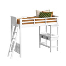 Hampton Kids Loft with Ladder and Desk with Speaker