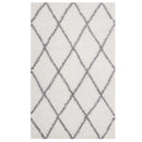 Toryn Diamond Lattice 5x8 Shag Area Rug