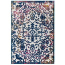 Reflect Primrose Ornate Floral Lattice 5x8 Indoor/Outdoor Area Rug