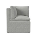 Portland UPH Corner Nook in Grey Boucle