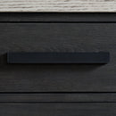 Axel Server in Light Grey and Espresso