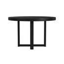 Bahama Breeze 47.5"" Round Dining Table in Black