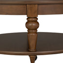 Bellevue Round Coffee Table with Casters - Michael's Discount Furniture
