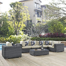 Summon 7 Piece Outdoor Patio Sunbrella� Sectional Set