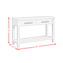 Avalanche 3PC Occasional Table Set in Antique White-Coffee Table, End Table & Sofa Table