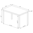 Garza Dining Table - Michael's Discount Furniture