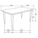 Gabriel Dining Table - Michael's Discount Furniture