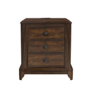 Phillipe 2-Drawer Cabinet with USB in Cherry