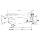 Ortega Sideboard - Michael's Discount Furniture