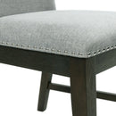 Donovan 5PC Standard Height Dining Set-Table and Four Side Chairs in Gray
