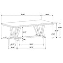 Cornelia Dining Table - Michael's Discount Furniture
