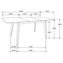 Alfredo Extension Dining Table - Michael's Discount Furniture
