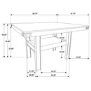 Patterson Counter Height Dining Table - Michael's Discount Furniture