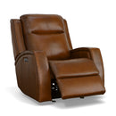 Mustang Latitudes Power Gliding Recliner with Power Headrest - Michael's Discount Furniture