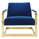 Seg Performance Velvet Accent Chair