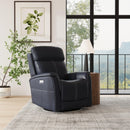 View Latitudes Power Swivel Recliner with Power Headrest - 5000004771 - Michael's Discount Furniture