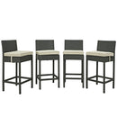 Sojourn 4 Piece Outdoor Patio Sunbrella� Pub Set