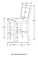 Dewey Counter Height Dining Set - Michael's Discount Furniture