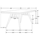 Wes Dining Table - Michael's Discount Furniture