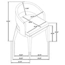 Leandro Dining Arm Chair - Michael's Discount Furniture