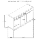 Leandro Sideboard - Michael's Discount Furniture