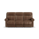 Alexander Power Reclining Sofa with Console, Power Headrest & Lumbar - 5000009170