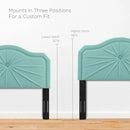 Kristin Pleated Performance Velvet King/California King Headboard