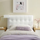 Lily Twin Upholstered Vinyl Headboard