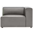 Mingle Vegan Leather Right-Arm Chair